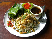 เมี่ยงปลาเมย ร้านข้าวเม่า ข้าวฟ่าง อ.แม่สอด จ.ตาก