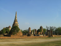 วัดมหาธาตุ_พระนครศรีอยุธยา พระปรางค์ เจดีย์