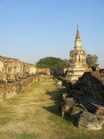 วัดมหาธาตุ_พระนครศรีอยุธยา พระปรางค์ เจดีย์