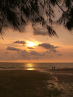 เกาะกูด คลองเจ้า จ.ตราด หาดคลองเจ้า พระอาทิตย์อัสดง