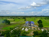 บรรยากาศระยะไกลรอบ ๆ  วัดพระธาตุเรืองรอง อ.เมือง จ.ศรีสะเกษ