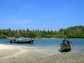 ท่าเทียบเรือ ปากคลองอ่าวพันเตมะละกา เกาะตะรุเตา อุทยานแห่งชาติหมู่เกาะตะรุเตา